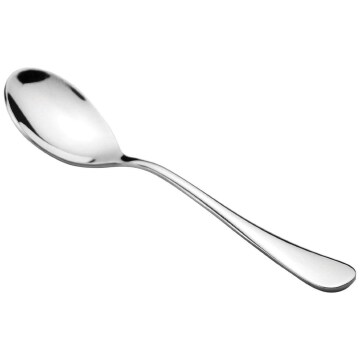 Parage Tidy Stainless Steel Table Spoon Set 18.5 cm with Round Edges, Set of 12