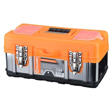 Harden Professional SS Tool Box with Removable Top Organizer Tray (40x19x18.5 cm) 520226