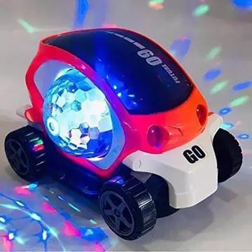 Mark42 Plastic Multicolor Sports Musical Car 200 g For 3 Years