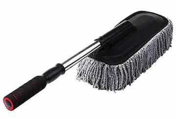 ABORDABLE Car Interior Exterior Cleaning Microfiber Duster Accessories (COLOR- GREY_ PACKOF1)