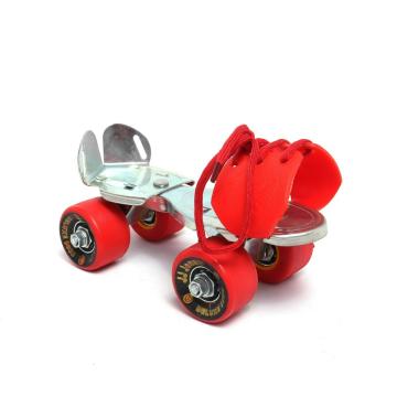 JJ Jonex Baby Deluxe Red Adjustable Quad Roller Skates Kids Suitable for Age Group 3 -7 Years Old