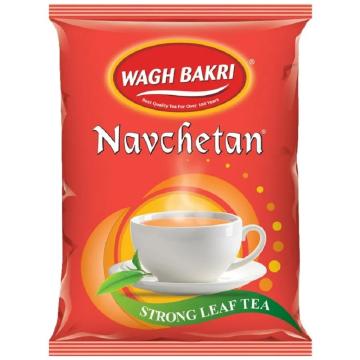 Wagh Bakri Navchetan| Tea| Premium Tea| 250 Gm Each| Pack of 2| 500 Gm + Green Ilayachi 25g |