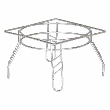 Devashree Water Pot and Matka Stand Stainless Steel Pot Stand Kitchen Rack Chrome Plated Plant Pot Stand