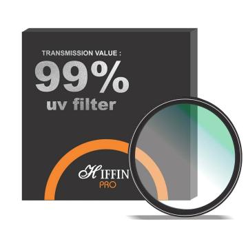 HIFFIN PRO Concept 58mm MC UV Protection Filter, 18 Multi-Layer Coated HD/Waterproof/Scratch Resistant UV Filter with Nanotech Coating, Ultra-Slim UV Filter for 58mm Camera Lens
