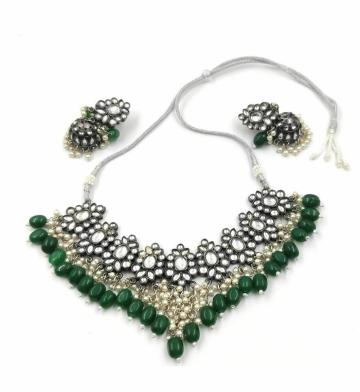 Bella Store Brass Handmade Kundan Chokar Necklace for Women