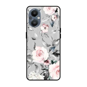 Qrioh Gloomy Roses Glass Case for OnePlus Nord N20 5G