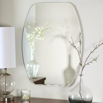 Tinitalo Rectangle Frameless Decorative Mirror Glass 18 inch x 24 inch