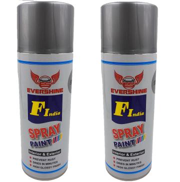 Evershine Silver Spray Paint 1000 ml (Pack of 2)
