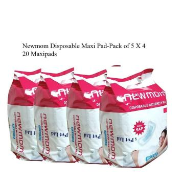 NewMom Dynamnic Maternity Pads - Maxi, Pack of 5 X 4