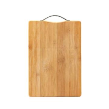 HomeeWare NON-SLIP WOODEN BAMBOO CUTTING BOARD WITH ANTIBACTERIAL SURFACE