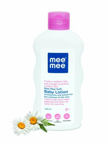Mee Mee Nourishing Baby Lotion infused with Chamomile and Fruit Extracts for all Skin types and Newborn Babies/kids (500ml)