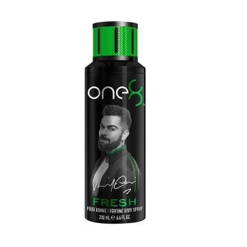 One8 by Virat Kohli Fresh Perfumed Deodorant Spray for Men 200ml | Deo for Men