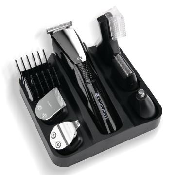 Zebronics ZEB-HT106 6 in 1 Grooming kit with Cordless/Cord use Trimmer, Styling tools, 90mins backup, fast charge, IPX6, 2 speed modes, Rounded tip blade, 4 guide combs, Washable add-ons and ABS