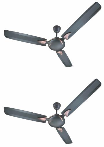 Candes Lynx 3 Blade 1200Mm Ceiling Fan, Coffee Brown (Pack Of 2)