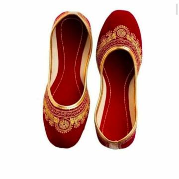 QUEEN ENTERPRISES Womens Girls Jaipuri Jutti Mojri Sandal Handmade Footwear Rajasthani Jutti GF-3_6