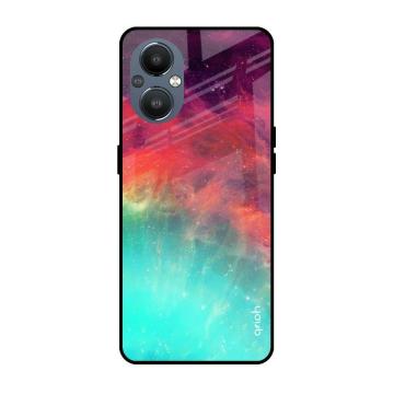 Qrioh Colorful Aura Glass Case for OnePlus Nord N20 5G