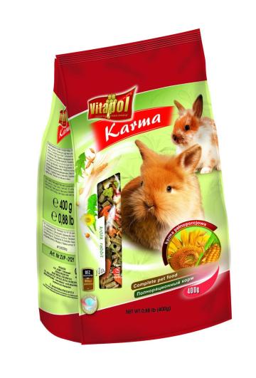 Vitapol Karma Food For Rabbits - 400 g (Pack of 2)