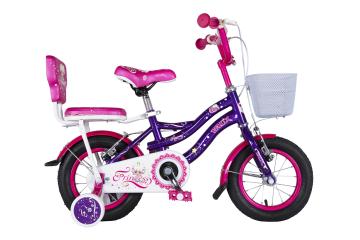Vaux Princess 12T Bicycle for Girls (Purple)