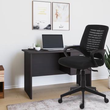 OAKLY Mid Back Mesh Revolving Office Chair Black
