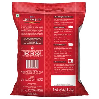 Kohinoor Charminar Select Basmati Rice 5 kg - JioMart