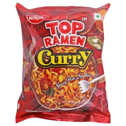 Top Ramen Curry Saucy Flat Instant Noodles 70 g - JioMart