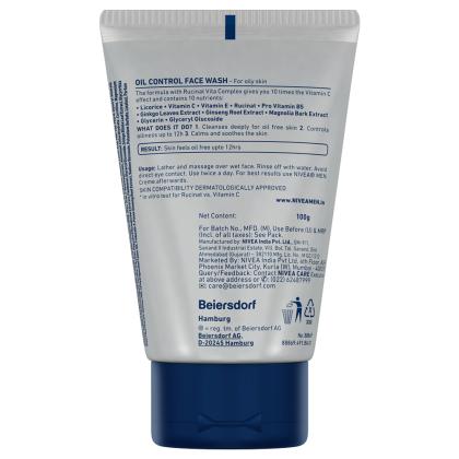 cl oil control face wash