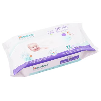 himalaya gentle baby wipes 72 pcs