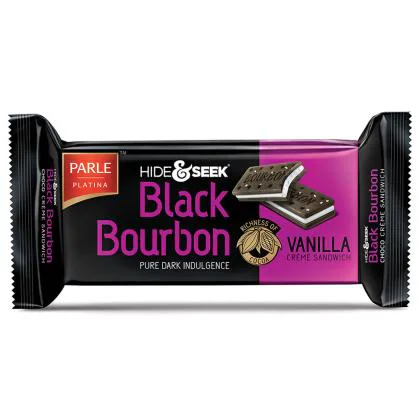 Parle Hide Seek Black Bourbon Vanilla Cream Biscuits 100 G Jiomart