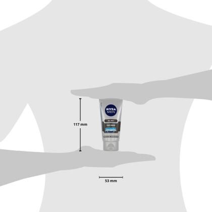 nivea men all in 1 charcoal face wash
