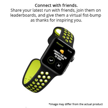 Apple Watch Nike+ - 42mm Space Gray Aluminum Case with Black/Volt Nike  Sport Band - JioMart