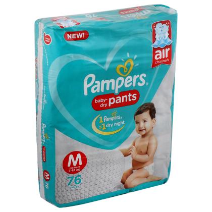 pampers m 76