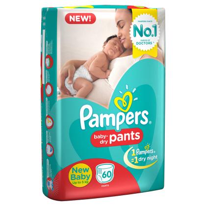new baby dry pampers