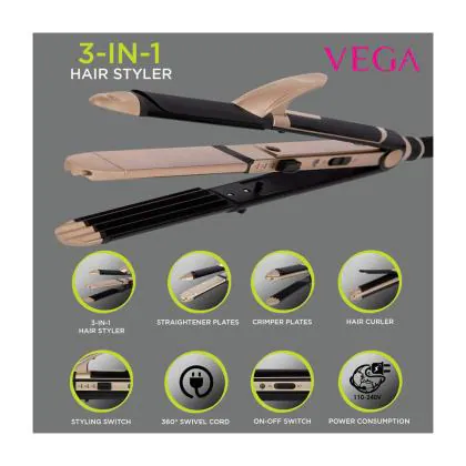 Vega 3 In 1 Hair Style - VHSCC-01 - JioMart