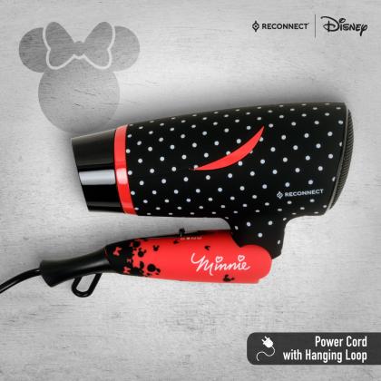 Reconnect Minnie 1600W Hair Dryer with Blow Dry Concentrator (Detachable),  3-Speed/2-Heat Control, Pro-styling Cool Shot Function, Thermo Protection,  Foldable Handle, 2 Years Warranty - JioMart