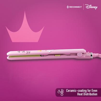 Reconnect Disney Princess Hair Straightener with Ceramic Coating for even  heat distribution, Quick Heat-Up, Heat Upto 230-degrees, Lockable Handles,  Flexible Cord, 2 Years Warranty - JioMart