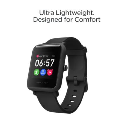 amazfit bip s lite charcoal black