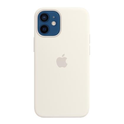 Apple iPhone 12 mini Silicone Case with MagSafe - White - JioMart