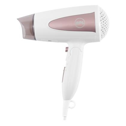 BPL 1200W Foldable Hair Dryer with 2 Heat Settings, Cool Shot Button,  Thermo Protect technology for Overheat Protection, Detachable Concentrator,  2 Years Warranty, White & Pink - JioMart