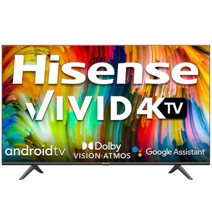 Okvir nazivni vječito  Hisense 108 cm (43 inch) 3Yr Warranty 4K Ultra HD Smart Certified Android  LED TV 43A6GE (Black) with Dolby Vision and ATMOS - JioMart