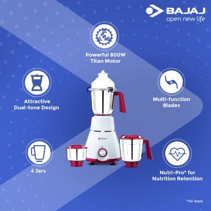 bajaj 4 jar mixer grinder