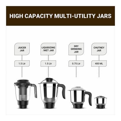 butterfly jet elite mixer grinder 750w 4 jars price