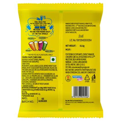 Chupa Chups Mini Assorted Tubes 61 G Jiomart
