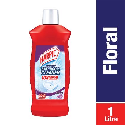 Harpic Disinfectant Bathroom Cleaner (Floral) 1 L - JioMart