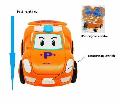 QUALITIO Cartoon Transformation Toy Car with Robot Function Pack of 4 -  JioMart