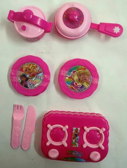 Kreative Kids Barbie Dreamtopia Kitchen Set First - PVC Bag Multicolour (35  X 20 X 1 CM) - JioMart