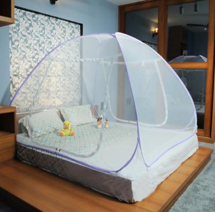 Evafly Mosquito Net Purple Polyester, How To Fold Up Purple Bed Frame