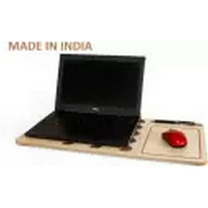 Deacon wooden long laptop stand for home or office table esy to install ...