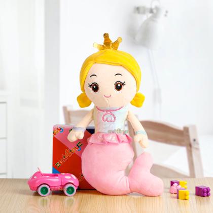 Zest 4 Toyz Soft Toys for Kids Plush Super Soft Stuffed Plush Doll Mermaid  Princess for