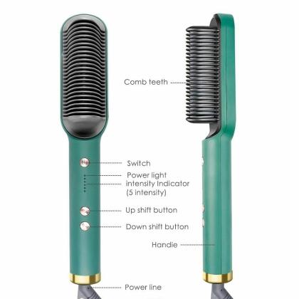 Consonantiam Hair Straightner Comb Brush Hair Straightening and Electric  Straightener Assorted Color - JioMart