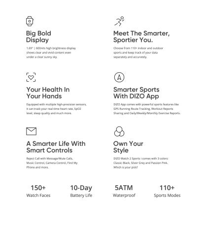 Realme TechLife Dizo Watch 2 - DW-2118